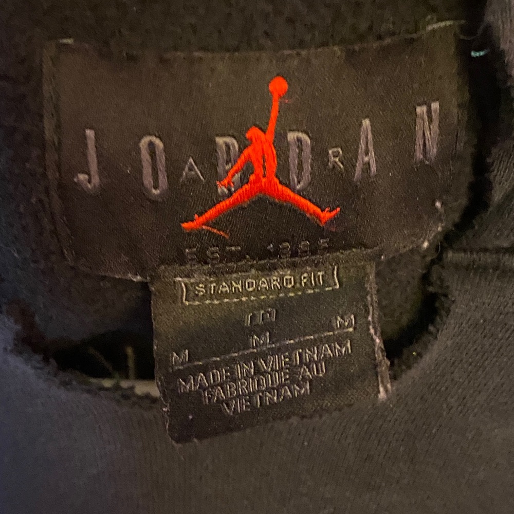 Jordan Nike Flight Black Hoodie - Picture 2 of 6